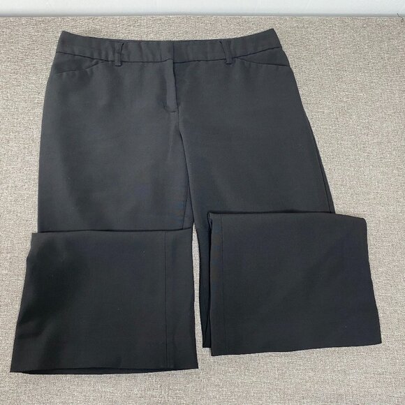 Express Editor Bootcut Dress Pants Women's 4S Mid Rise Black Office Business - Picture 3 of 14